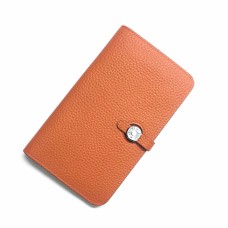 Hermes Dogon Monedero Togo Cuero H001 Naranja