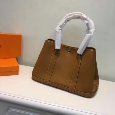 Hermes Garden Party Bolso Pequeño 31cm Marrón