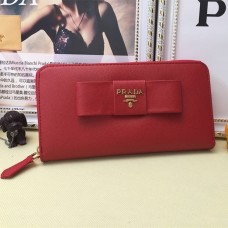 Cartera Prada Zip Around L0506 Rojo