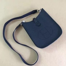 Hermes Mini Evelyne TPM Bolsa Azul Oscuro