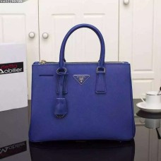 Bolso Prada Galleria 2274 Piel Saffiano 33cm Azul