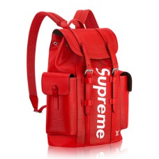 Louis Vuitton x Supreme M53414 Christopher PM Mochila Epi Cuero