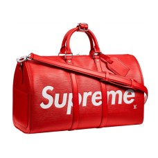 Louis Vuitton x Supreme Keepall Bandouliere 45 M53419 Piel Epi