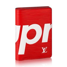 Organizador de bolsillo Louis Vuitton x Supreme M67714 Piel Epi