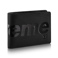 Cartera Louis Vuitton x Supreme Slender M67718 Piel Epi