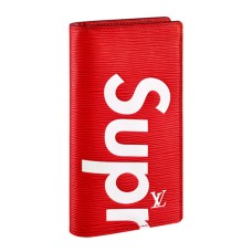 Cartera Louis Vuitton x Supreme Brazza M67719 Epi Cuero