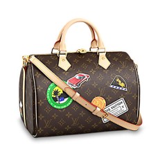 Louis Vuitton Speedy Bandouliere 30 My World Tour P00174 Lona Monogram