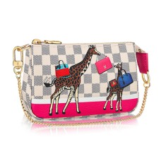 Louis Vuitton Mini Pochette Accesorios N62200 Lona Damier Azur