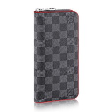 Louis Vuitton Zippy Wallet Vertical N63304 Lona Damier Grafito