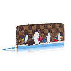 Cartera Louis Vuitton Clemence N64425 Lona Damier Ebene