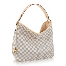 Louis Vuitton N41464 Encantador bolso hobo MM Lona Damier Azur