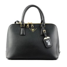 Prada 0812 bolso tote cruzado negro