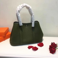 Hermes Garden Party Bolso pequeño 31cm verde militar