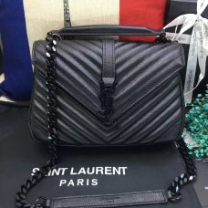 YSL Top Handle Bandolera 24cm Negro Negro
