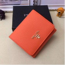 Prada 1M0176 Carteras Cuero Saffiano en Naranja