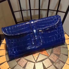 Hermes Jige Clutch 29cm Coco Azul
