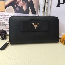 Cartera Prada Zip Around L0506 Negro