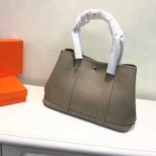 Hermes Garden Party Bolso Pequeño 31cm Elefante Gris