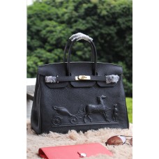 Hermes Birkin Caballo Togo Cuero Negro 35cm