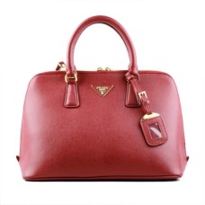 Prada 0812 Bolso shopper con motivo de cruz roja