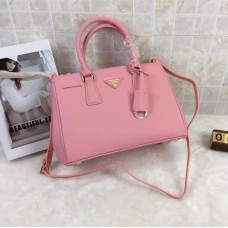 Bolso Prada Galleria 1801 Piel Saffiano 30cm Rosa