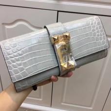 Hermes Medor Clutch 29cm Coco Gris