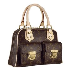 Louis Vuitton M40026 Manhattan PM Tote Bag Lona Monogram