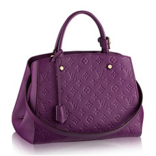 Louis Vuitton M41046 Montaigne MM Bolso Tote Monogram Empreinte Cuero
