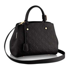 Louis Vuitton M41053 Montaigne BB Tote Bag Monogram Empreinte Cuero