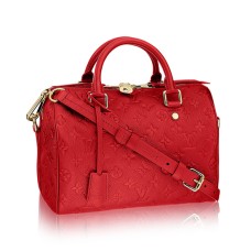 Louis Vuitton M41187 Speedy 25 Bolso Tote Monogram Empreinte Cuero