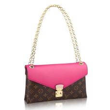 Louis Vuitton M41468 Bolso de hombro con cadena Pallas Monogram Canvas