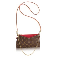 Louis Vuitton M41638 Pallas Clutch Bolso bandolera Monogram Canvas