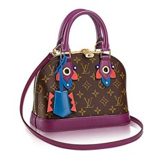 Louis Vuitton M41660 Alma BB Totem Tote Bag Lona de monograma