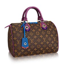 Louis Vuitton M41666 Speedy 30 Totem Tote Bag Lona Monogram