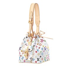 Louis Vuitton M42229 Petit Noe Bandolera Monogram Lona Multicolor