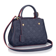 Louis Vuitton M42747 Montaigne BB Tote Bag Monogram Empreinte Cuero