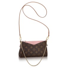 Louis Vuitton M44037 Pallas Clutch Bolso bandolera Monogram Canvas