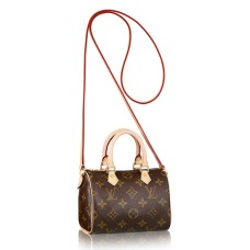 Louis Vuitton M61252 Nano Speedy Bandolera Lona Monogram
