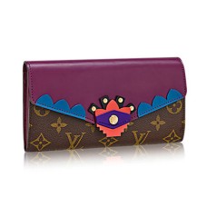 LLouis Vuitton M61347 Cartera Sarah Totem Monogram Canvas