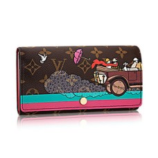 Louis Vuitton M61359 Billetera Sarah Evasion Monogram Canvas