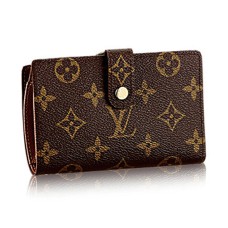 Louis Vuitton M61674 Monedero francés Lona Monogram