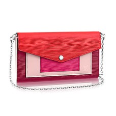 Louis Vuitton M62252 Monedero Cadena Epi Cuero