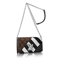 Louis Vuitton M62389 Cartera con cadena torcida Monogram Canvas
