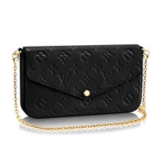 Louis Vuitton M64064 Pochette Felicie Cadena Monedero Monogram Empreinte Cuero