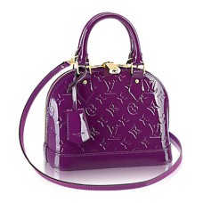 Louis Vuitton M90102 Alma BB Tote Bag Monograma Vernis
