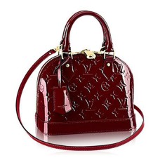 Louis Vuitton M90231 Alma BB Tote Bag Monograma Vernis