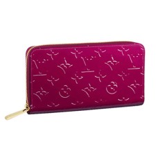 Louis Vuitton M91597 Monedero con cremallera Monogram Vernis