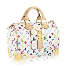 Louis Vuitton M92643 Speedy 30 Tote Bag Monogram Lona Multicolor