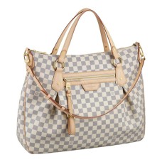 Louis Vuitton N41134 Evora GM Bolso de hombro Lona Damier Azur