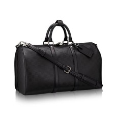 Louis Vuitton N41145 Keepall Bandouliere 45 Bolsa de lona Damier Infini Cuero